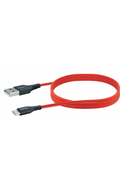 Schwaiger Cablu USB 2.0 St. A la 3.1 Tip C 1,20m Roșu
