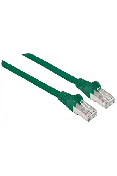 Intellinet Cablu patch Cat6A CU S/FTP LSZH 1.00m verde