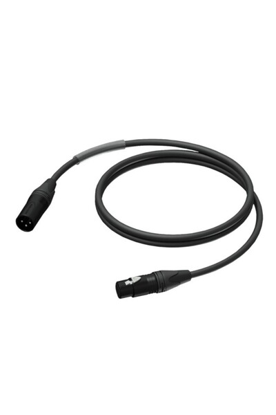 PROCAB Cablu XLR - XLR 10m negru (1KPPR093)
