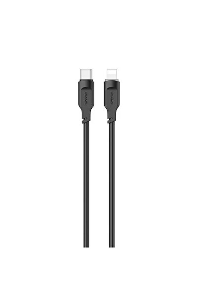 Usams Kabel USB-C na Lightning 20W 1,2mPD Fast Charging Lithe Series czarny/b...