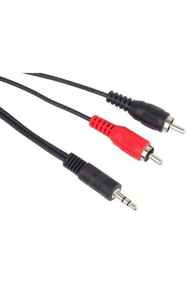 PremiumCord Cablu audio Jack 3,5mm - 2x Cinch 5m (M/M, stereo)