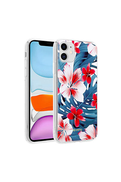 Crong Husă cu flori - Etui iPhone 11 (wz√≥r 03)