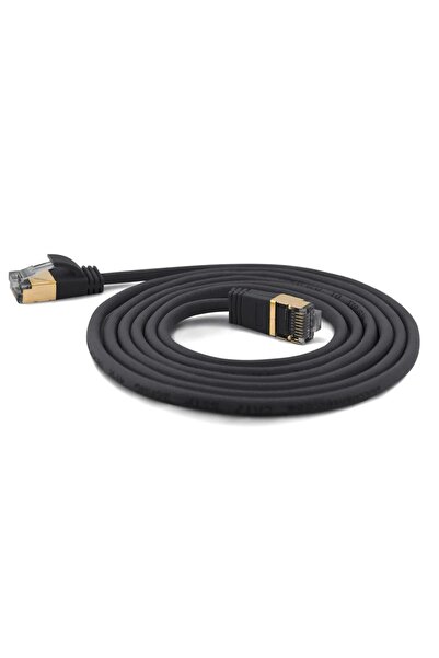 Wantec Cablu patch SSTP CAT7 Ste. CAT6a d=4mm 0,25m negru