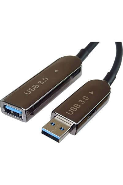 PremiumCord Cablu USB 3.0 + 2.0 optic AOC A/Male - A/Female 10m