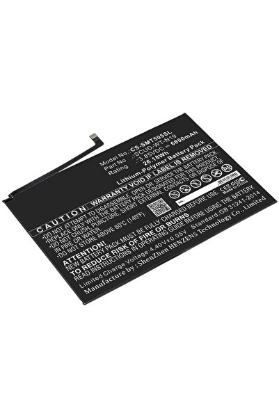 CoreParts Baterie 26.18Wh Li-Pol 3.85V 6800mAh Negru pentru tabletă Samsung 2...