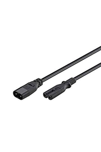 LogiLink Przed≈Çu≈ºacz kabla zasilajƒÖcego CP129 IEC C8 > C7 czarny 2m