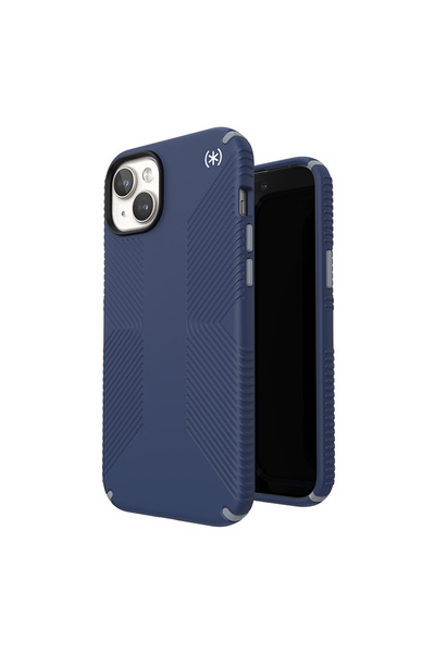 Speck Presidio2 Grip Magsafe - Husă iPhone 15 Plus / iPhone 14 Plus (Albastru...