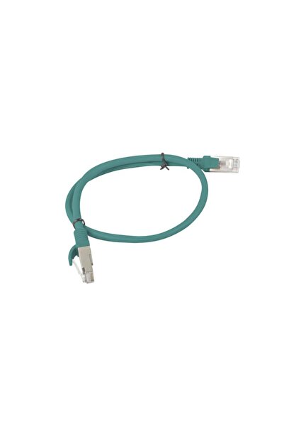 Lanberg Cordon de patch Cat.5e UTP 0.5m Verde Testat cu Fluke