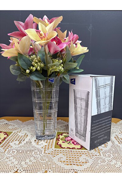 Horse Glass Flower Vase 24 cm