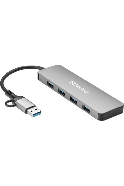 Sandberg USB-C/A to 4xUSB 3.0 Hub USB-C/A to 4xUSB 3.0 Hub
