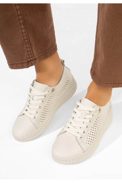 B T Shoes Дамски сникърси Anaika бежов
