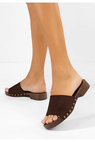B T Shoes Papuci dama Syndi V2 maro