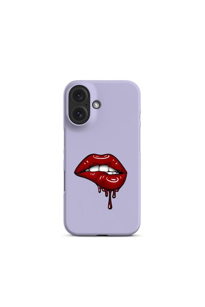 KaffCase iPhone 17 Compatible Velvet Kiss Case Designed Phone Case