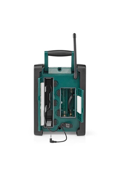 Nedis Radio de șantier RDDB3100GN - DAB+, FM, Bluetooth, AUX - IP65 verde