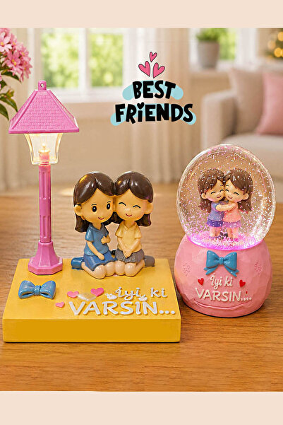 zozoya İyi Ki Varsın Arkadaşa Hediye Masa Lambası & İyi Ki Varsın Best Friend...