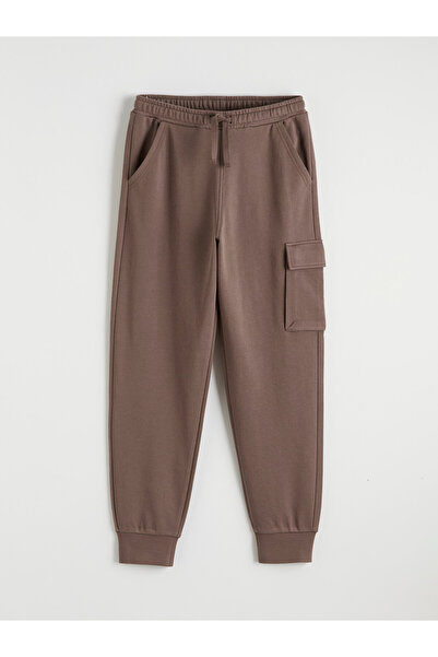 LC Waikiki Pantaloni de trening cargo pentru băieți cu talie elastică