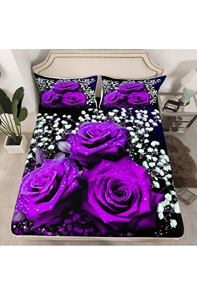 Elmas Dizayn Special Design Luxury 240X260 cm Double Duvet Cover Set Cotton S...