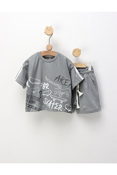 MiniKids Set de vara, For Skater, cu gri
