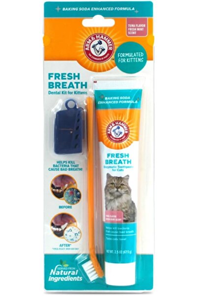 Arm&Hammer طقم أسنان آرم آند هامر للقطط الصغيرة بنكهة التونة والنعناع المنعش،...