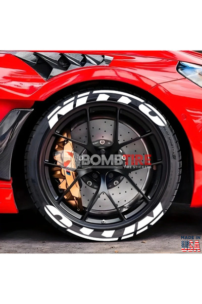 bombtire ملصق نوتو لعلامات إطارات الدراجات النارية والسيارات مقاس 2.5 سم (صنع...