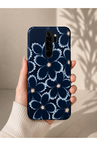 OVADA Redmi Note 8 Pro Uyumlu Çiçek Desenli Telefon Kılıfı