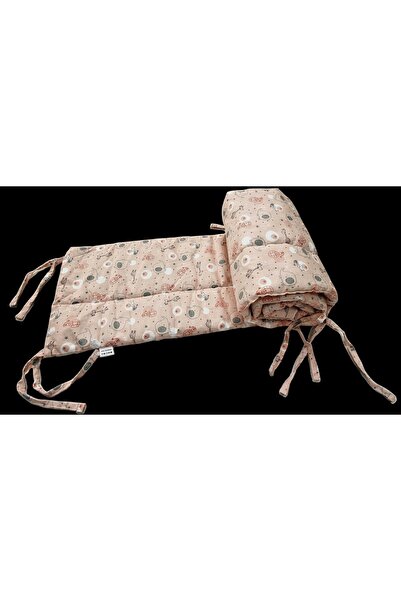 Primii Pasi Protectie laterala patut, matlasata, 180x30cm, bumbac certificat ...