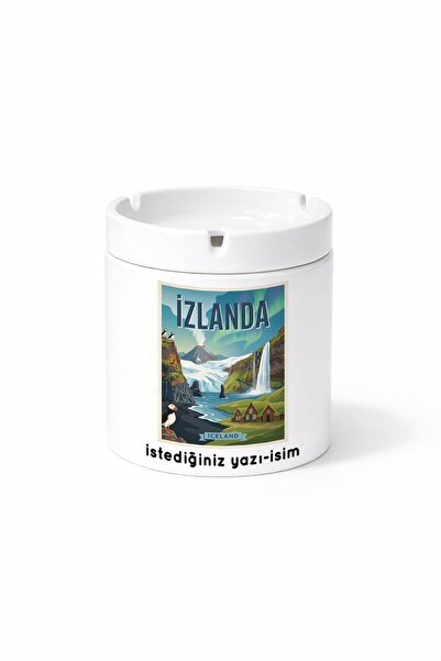 Kirbi Reklam New Zealand - New Zealand City Double-Sided Printed Ashtray Asht...
