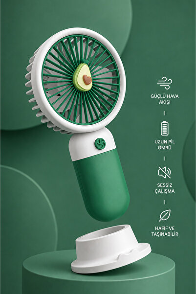 Blooming Plus Meyve Temalı Mini Taşınabilir Şarjlı El Fanı
