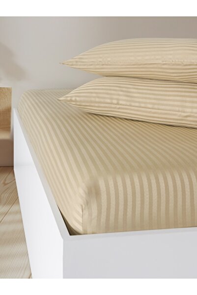 PAMUKCUM Cotton Satin Elastic Sheet Set Single/Double/King Size