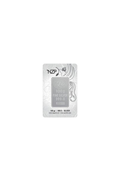 NZP Gold Nizip 100GR Külçe Gümüş