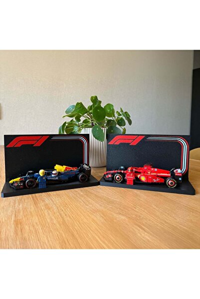 magicland F1 Lego Speed Champions Sergileme Standı Vitrin Rafı Koleksiyon Düz...