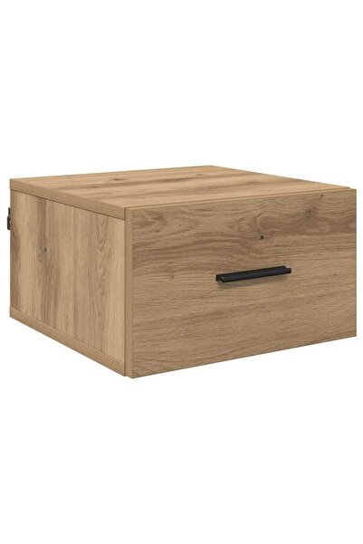 vidaxl Dulap de noapte stejar artizanal 35 x 35 x 20 cm Lemn compozit