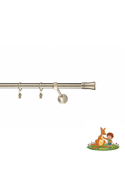 KLEIDECO Galerie simpla perdea Italia, Metal, Diametru 19mm, Capete Capri, 24...
