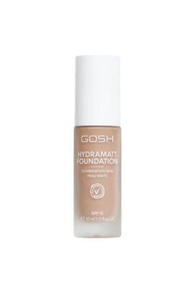 GOSH Υδραμάτ, Ματ, Υγρό Make-up, 012N, Μεσαίο Σκούρο, SPF15, 30 ml