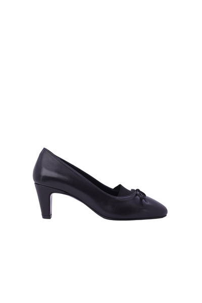 Hobby Women's High Heels Thick Heel Genuine Leather