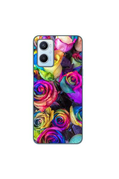 OEM Husa compatibila cu Oppo A96 4G Silicon Gel Tpu Model Trandafiri Colorati