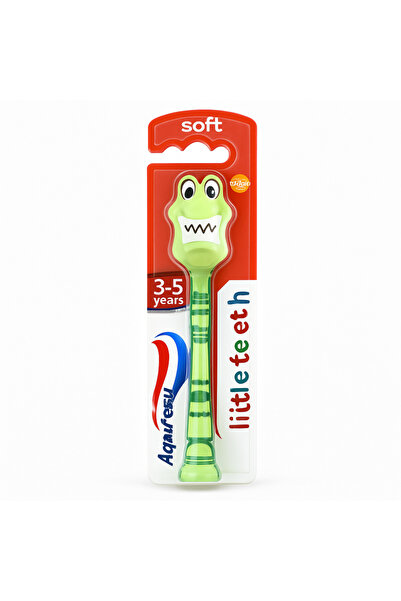 Aquafresh فرشاة أسنان أكوافريش ليتل تيث للأطفال من 3 إلى 5 سنوات، ناعمة | Lit...
