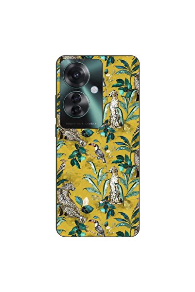 OEM Husa compatibila cu Oppo Reno11 F 5G Silicon Gel Tpu Model Yellow Jungle ...
