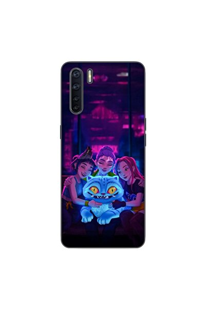 OEM Husa compatibila cu Oppo A91 Silicon Gel Tpu Model KPop Demon Hunters Hap...