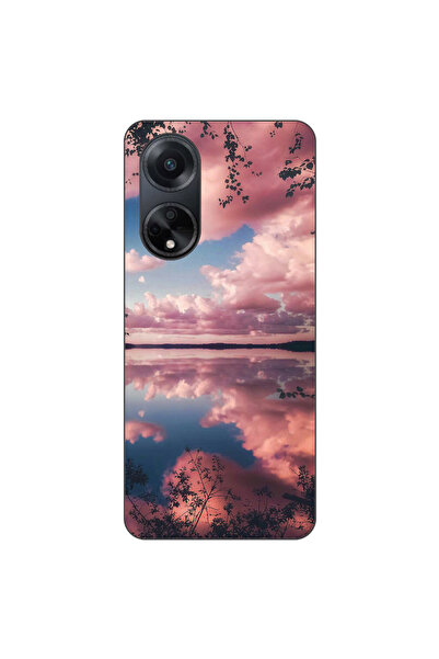 OEM Husa compatibila cu Oppo A98 5G Silicon Gel Tpu Model Pink Clouds
