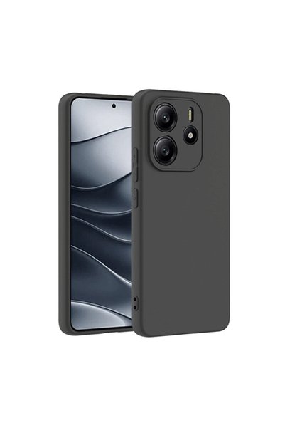 TakÇalıştır Redmi Note 14 4g Compatible Case First Silicone - Black