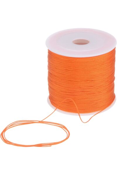 QUARKZMAN Șnur de nailon de 0,6 mm, 164 yarzi, șnur de nailon satinat, șnur p...
