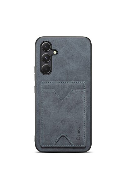 sscase DENIOR Σκληρή Θήκη με Πορτοφόλι Grey (Samsung Galaxy A25 5G)