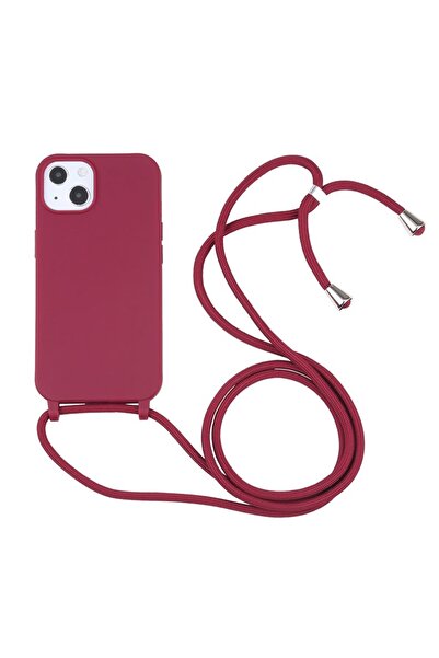sscase Candy Colors Θήκη Σιλικόνης με Λουράκι Red (Apple iPhone 13 Pro)