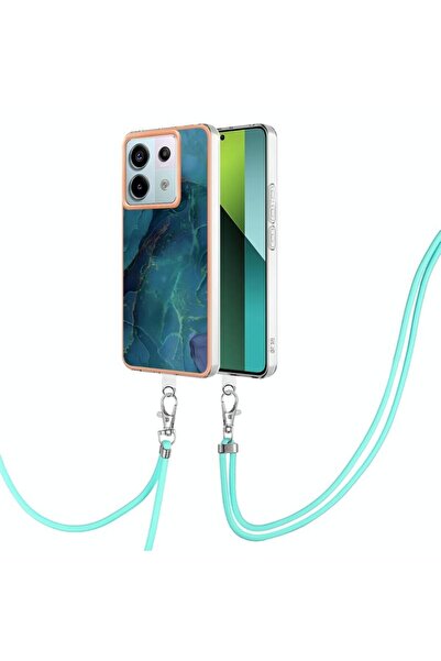 sscase Electroplating Θήκη Σιλικόνης με Λουράκι Green (Xiaomi Redmi Note 13 P...