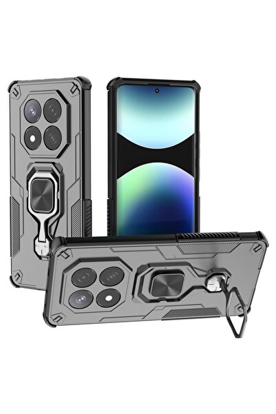 sscase Magnetic Ring Σκληρή Θήκη με Δαχτυλίδι Black (Xiaomi Redmi Note 14 Pro...