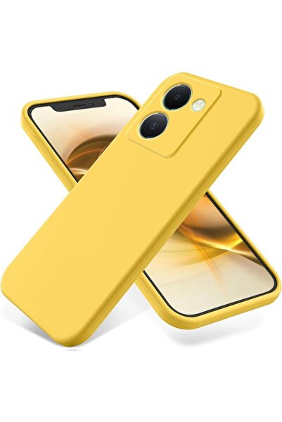 sscase Pure Color Θήκη Σιλικόνης Yellow (Vivo Y36 4G)