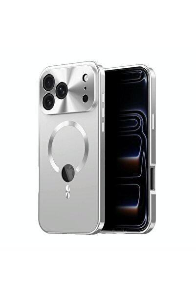 sscase 360 MagSafe Σκληρή Θήκη με Privacy Tempered Glass Silver (Apple iPhone...