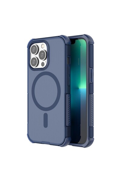 sscase Anti Drop Magsafe Σκληρή Θήκη Ημιδιάφανη Blue (Apple iPhone 13 Pro)