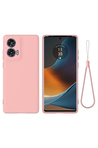sscase Solid Color Θήκη Σιλικόνης Pink (Motorola Edge 50 Fusion 5G)